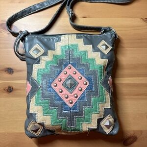 Geometric Pattern Crossbody